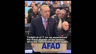 Watch Turkish President Erdogan Calls Earthquake The Countrys Worst Disaster Since 1939