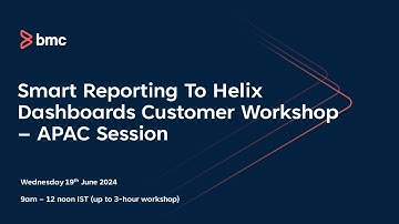 Webinar: Smart Reporting  - Dashboards Workshop