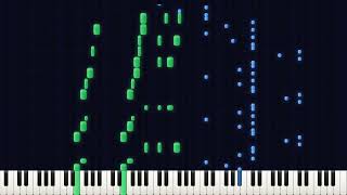 Piano Tutorial - Étude No. 5 in G♭ Major, Op. 10 No. 5 "Black Keys" (Chopin) (Synthesia)