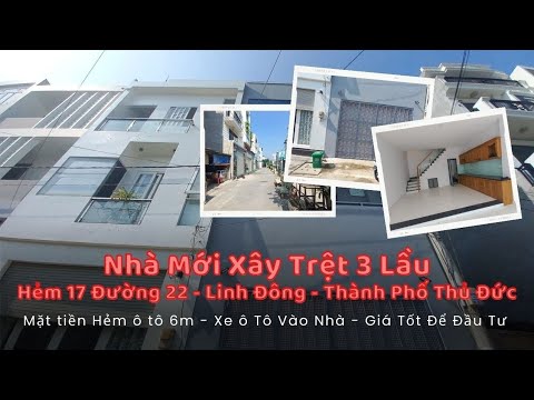 Video Bán Nhà Mới Hẻm 17 Đường 22 Linh Đông Thành Phố Thủ Đức - youtube