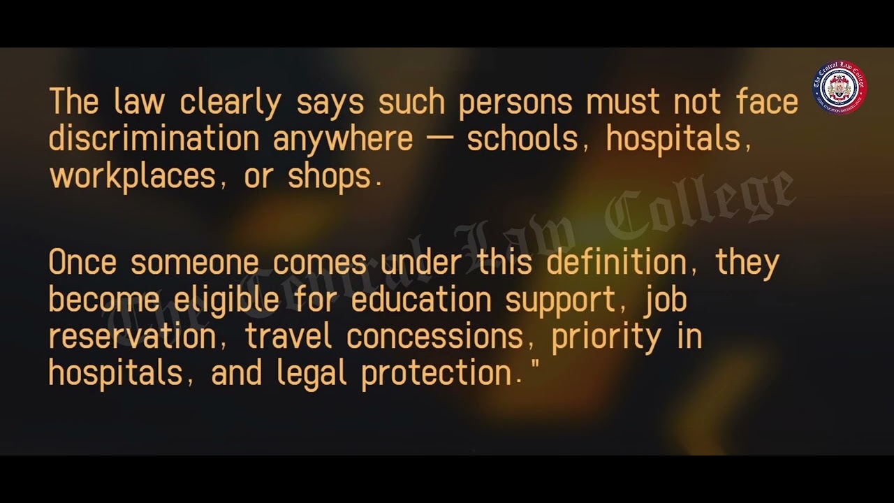 PERSON WITH DISABILITY