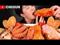 GIANT OCTOPUS + ROAST PORK BELLY  + ABALONE + KIMCHI | SPICY SEAFOOD BOIL MUKBANG EATING SHOW