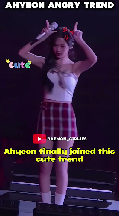 Ahyeon anger mark trend #shorts #babymonster #fyp #ahyeon
