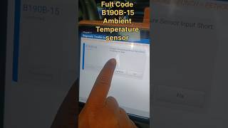 Tata punch faltu code B190B-15 Ambient Temperature Sensor!! problem solve#2026