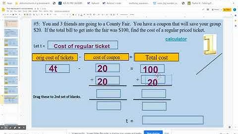 two step word problems google slides slide 12