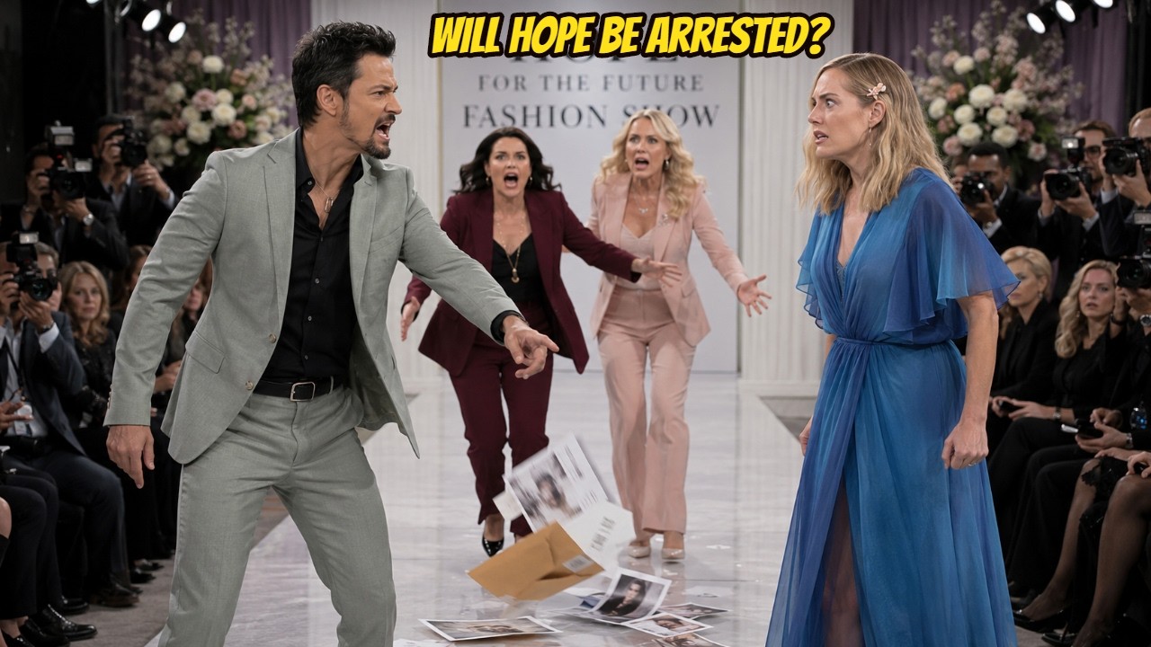 Thomas throws evidence accusing Hope of copyright infringement; will Hope be arrested? B&B Spoilers