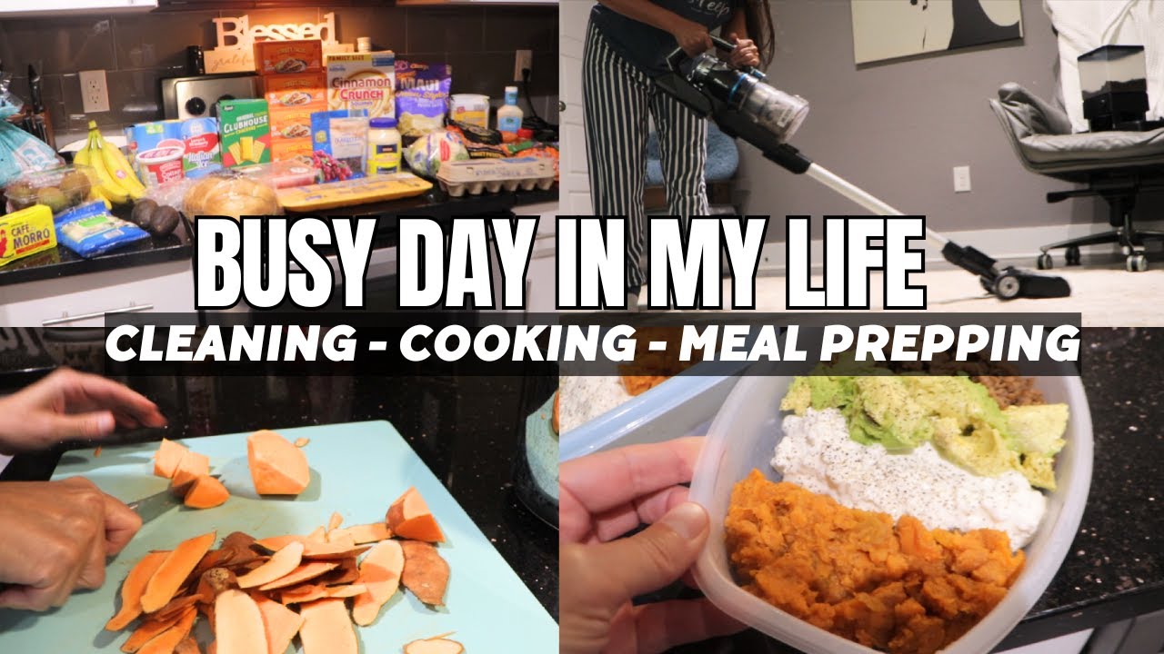WHAT I DID TODAY | GYPSY HOUSEWIFE ✨ COOKING MEAL PREPPING & CLEANING