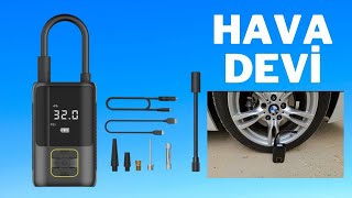 Bu Ürün Harika 12 Volt Hava Kompresörü Powerbank Hava Pompası