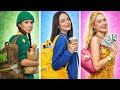新登場！123 GO! ラグジュアリー vs 普通 vs 学生生活 🎒✨ シンプルからグラムへ変身