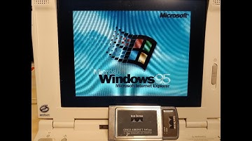 Wireless on Windows 95 using a Cisco Aironet 340 card