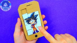 How to Make Dragonball-Robin Puzzle Game from cardboard DIY screenshot 2