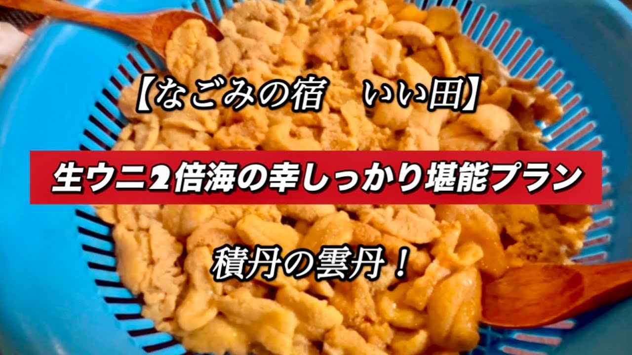 【ウニと美食の宿】なごみの宿いい田と豊平峡温泉のナンカレー