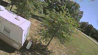 Fpv drone flying at Barling city park