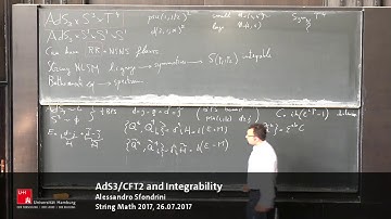 Alessandro Sfondrini - AdS3/CFT2 and Integrability