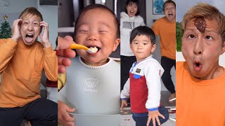 【FunnyDad🕺】 Yoshipapa's funny video🥳🥳🥳#longvideo#よしパパ#baby #dad