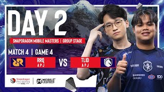 RRQ VS TLID | SPS Mobile Masters Playoffs | MLBB | Day 2 | Match 4 Game 4