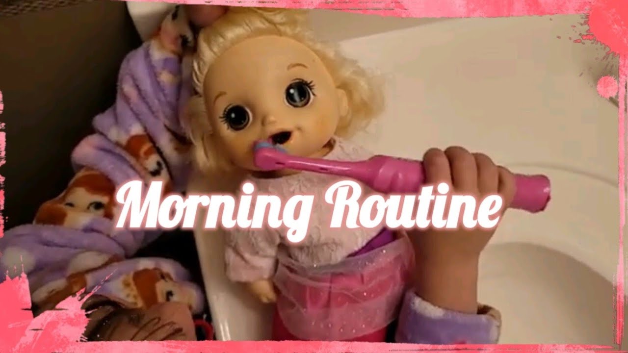 Baby Alive morning routine- Brushing teeth and playing at the park ...