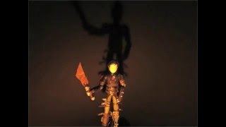 Hiccup Wielding His Flaming Sword