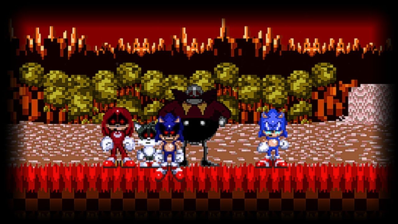 Sonic.exe Nightmare Beggining (OLD-FINAL UPDATE) | Solo routes, Worst & Canon/Bad ending!