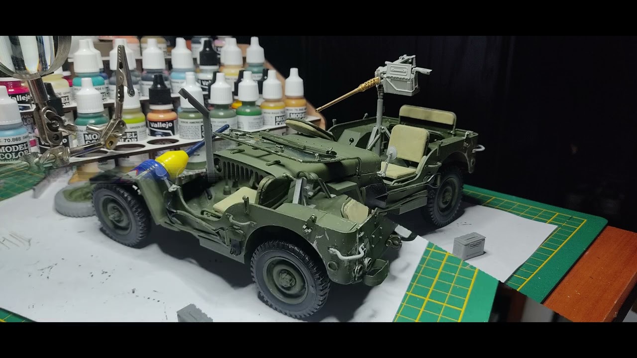 Jeep Willys 1944, à l'échelle 1/16 ème