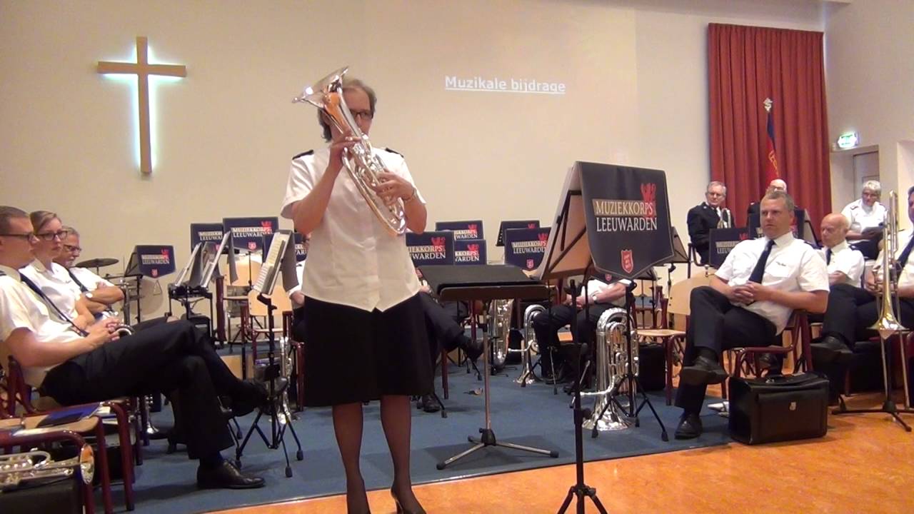 Leger des Heils Leeuwarden Bariton solo Edith Hoekstra