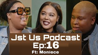 Jst Us Podcast Ep 16 | Moniece Slaughter Talks Mental Health, and New Book | Information