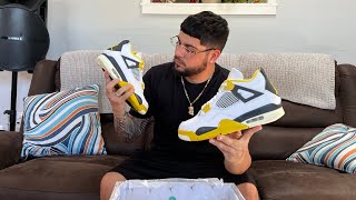 Air Jordan 4 Retro Vivid Sulfur Review & on Feet