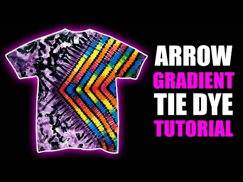 Arrow Rainbow Gradient Tie dye by Tali at Kulay