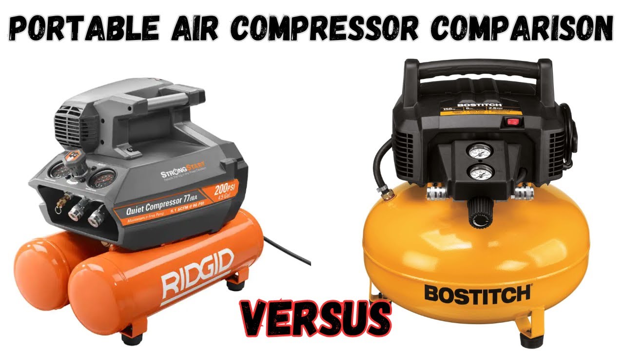 Bostitch Vs Ridgid Air Compressor: Which Is Best for You?
