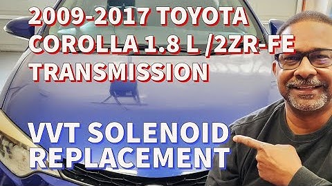Tips voor het vervangen van de solenoïde van de variabele kleptiming (VVT) van de TOYOTA COROLLA ...