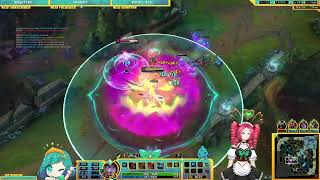 Neeko casually jukes enemies then kills Ashe!