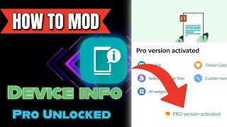 How To Mod Device Info App | Pro Version Activated | ModxRahulz  screenshot 1