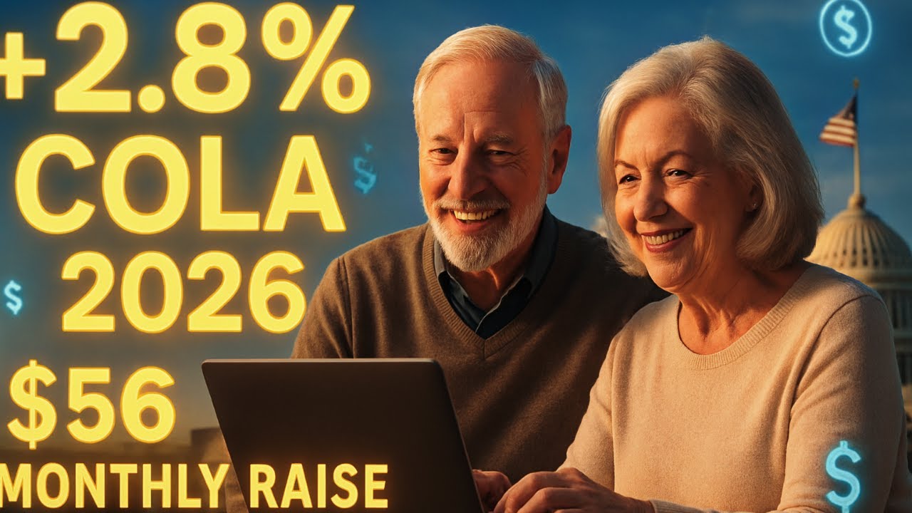 «Обновление по социальному обеспечению за 2026 год: ежемесячное повышение на 56 долларов и объявл...