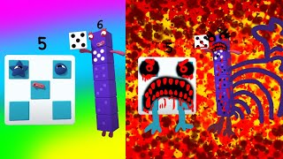 Numberblocks 5 Ice 6 Edited Turn As Horror Version Numberblocks Band