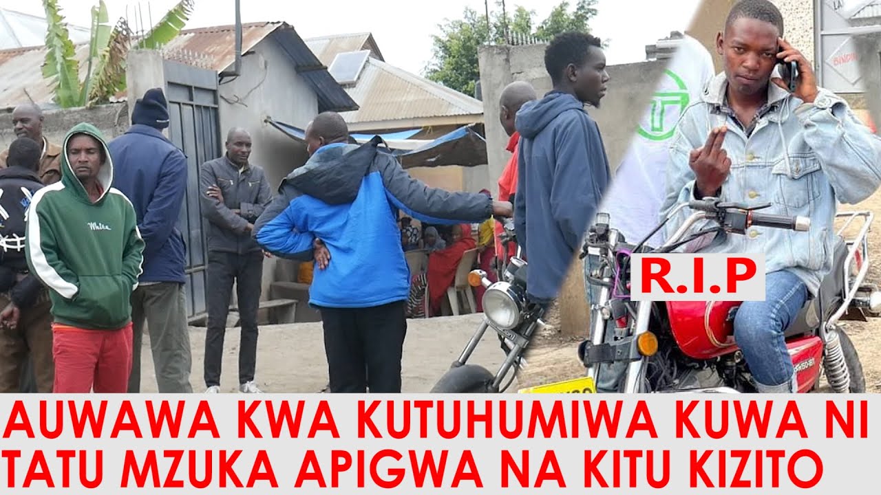 TAHARUKI ; TATU MZUKA AUWAWA NA WANANCHI WENYE HASIRA KALI AKIIBA WENZAKE WAKIMBIA