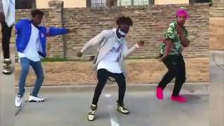 Three people dancing