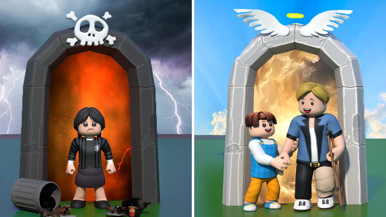 Go To Heaven Or Go Down Hell ROBLOX Brookhaven RP Roblox 