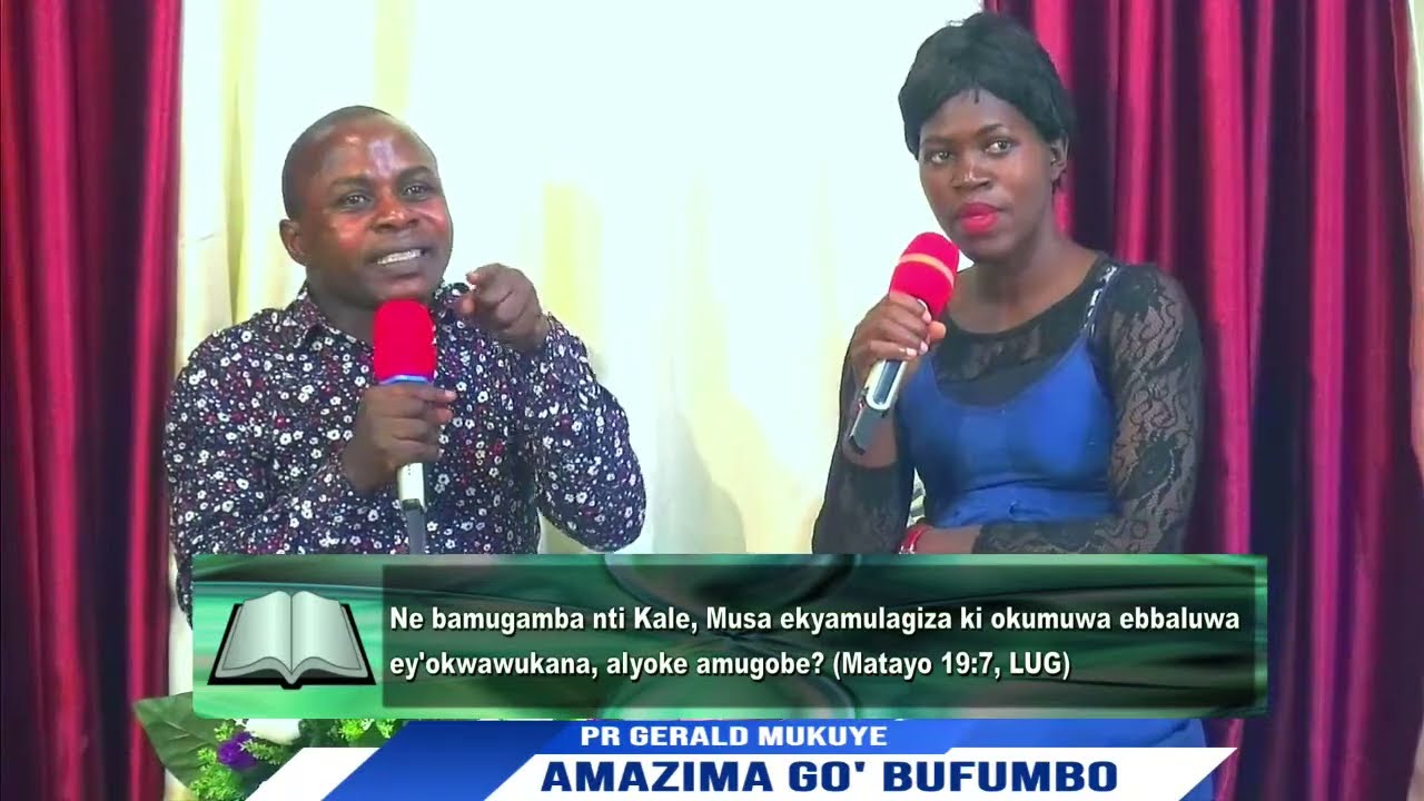 AMAZIMA GO' BUFUMBO WITH PR GERALD MUKUYE FROM HARVEST TEACHING MINISTRIES