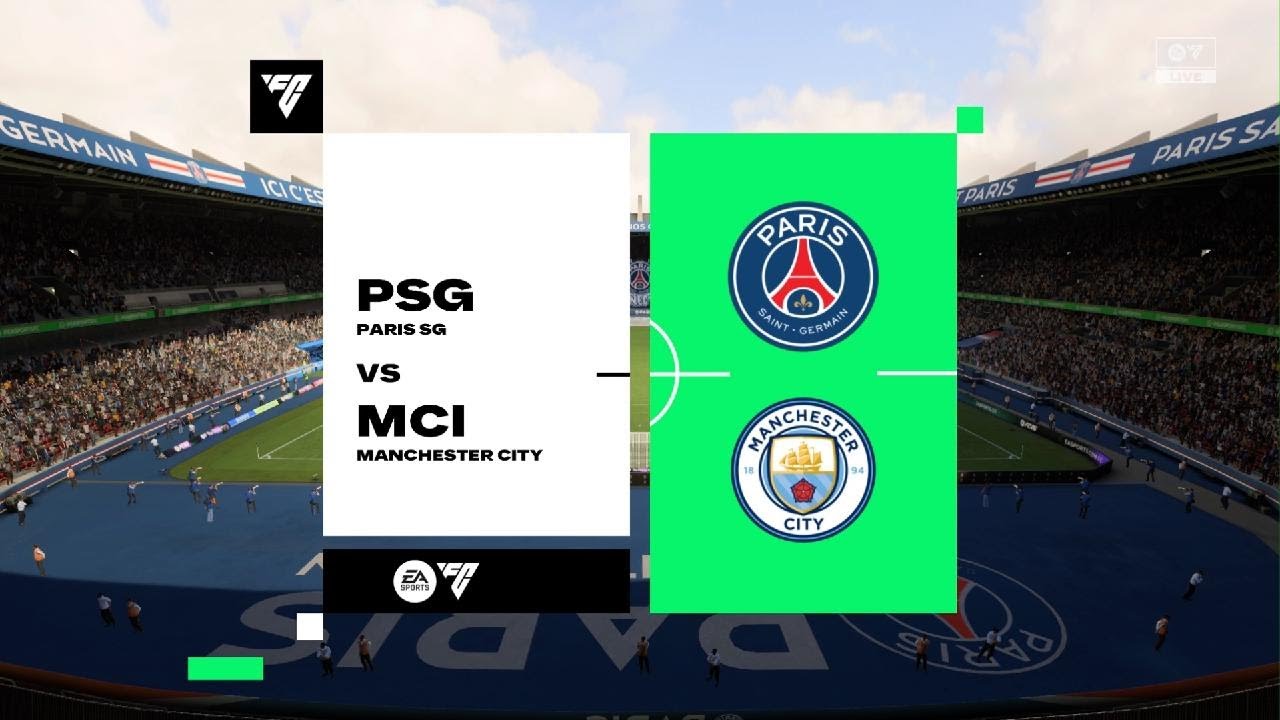 EA SPORTS FC 26: Paris Saint Germain VS Manchester City (First To Score)