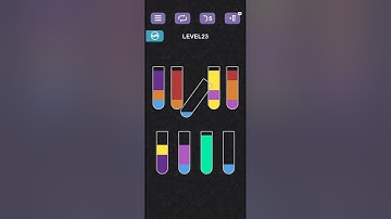 Water Sort Puzzle Level 23 | Level 23 #shorts #puzzle #watersortpuzzle