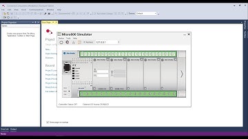 Using the Micro800 Simulator in Connected Components Workbench (CCW)