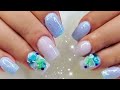 Easy Nail art Designs/Cinderella Pastel color/Uñas acrilicas color pastel paso a paso rapido y facil