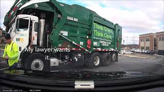 waste management driver concerns for his well being.