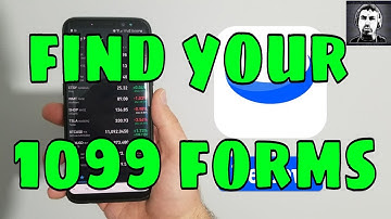 Find Your 1099 Tax Forms On Webull Mobile App