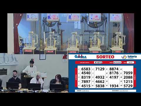 Sorteo de Quiniela La Previa N.º 41072 – 06/10/2025– 10:15 hs.