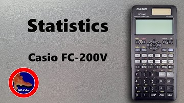 How to use Standard Deviation and other Stats on the Casio FC-200V Financial Consultant Calculator
