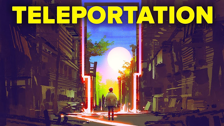 What If We Invented Teleportation?