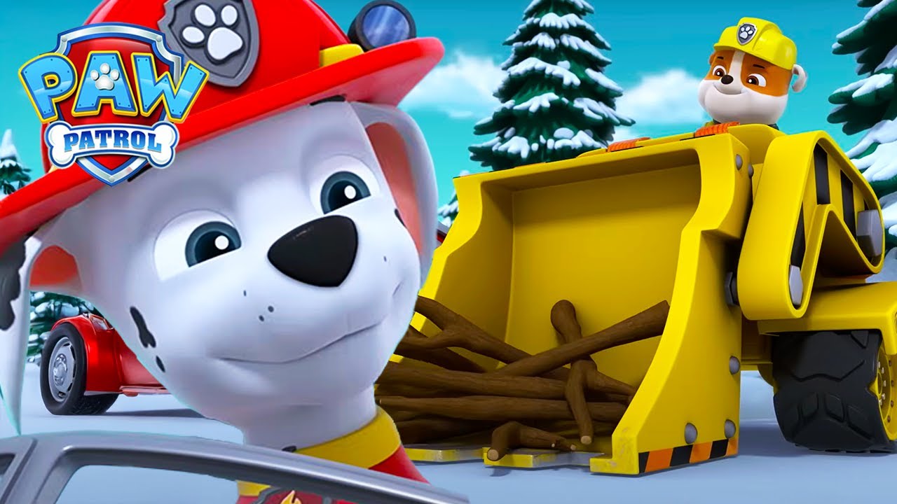 Rømmerende reinsdyrkalv! PAW Patrol gjenforener kalven med familien! | På Norsk Paw Patrol