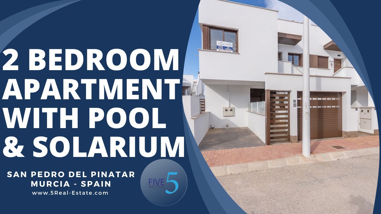 €229.950 -  BEAUTIFUL 2 YEAR OLD 2 BEDROOM CORNER UPPER APARTMENT WITH COMMUNAL POOL & SOLARIUM