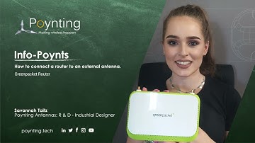How to connect a Greenpacket Router to a Poynting external antenna?
